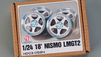 18' Nismo lmgt2 Wheels (Resin+Metal Wheels+Decals) 1/24 - Hobby Design