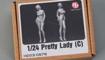 SLEVA 100,-Kč 31% DISCOUNT - Pretty Lady (C) 1/24 - Hobby Design