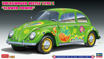 SLEVA 270,-Kč 30% DISCOUNT - Volkswagen Beetle Type 1 “Flower Power” 1/24 - Hasegawa