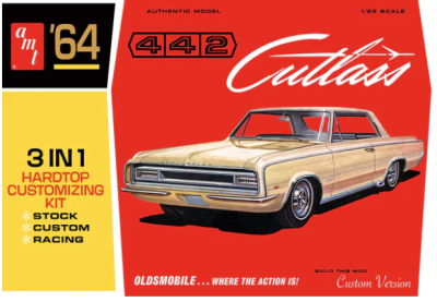 1964 Oldsmobile Cutlass 442 Hardtop 1/25 - AMT