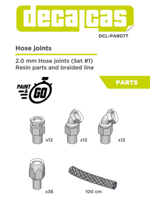 2.0mm Hose joints - Set 1 1/12 - Decalcas