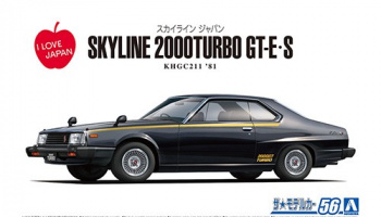 SLEVA 138,-Kč 25%  DISCOUNT - Nissan KHGC211 Skyline HT2000 Turbo GT-E.S '81 1/24 - Aoshima
