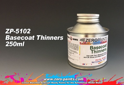 Basecoat Thinners 250ml - Zero Paints