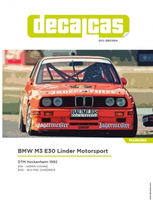 BMW M3 E30 Jagermeister - Decalcas