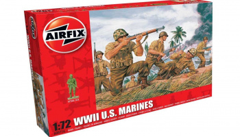 SLEVA  60,-Kč 38% DISCOUNT -Classic Kit figurky A00716 - WWII US Marines (1:72) – Airfix