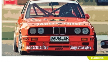 BMW M3 E30 Jagermeister - Decalcas