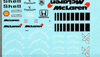 McLaren MP4/6 Marlboro - Decalpool