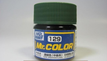 Mr. Color C 129 - Dark Green (Nakajima) - Tmavě zelená - Gunze
