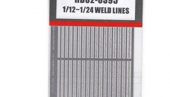 1/12-1/24 Weld Lines - Hobby Design