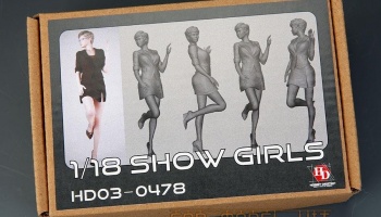 SLEVA 20% DISCOUNT- Show Girls 1/18 - Hobby Design