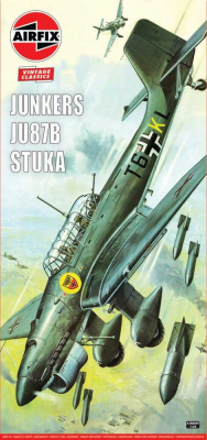 Junkers Ju87B Stuka (1:24) Classic Kit VINTAGE letadlo A18002V - Airfix