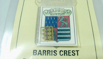 Barris Crest (Photo Etched) - Model Car Garage