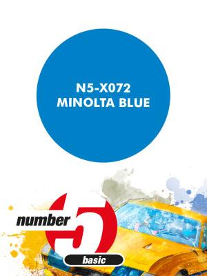 Minolta Blue Paint for airbrush 30ml - Number Five