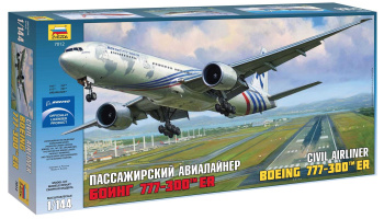 SLEVA  20% DISCOUNT - Boeing 777-300ER (1:144) - Zvezda