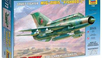 MIG-21 BIS Soviet Fighter (1:72) -Zvezda