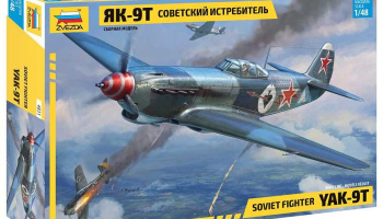 Model kit letadlo 4831 - Yak-9-T with cannon (1:48)