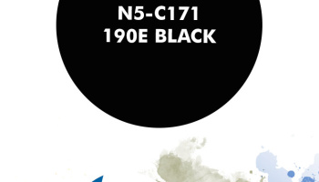 190E Black Paint for airbrush 30ml - Number Five