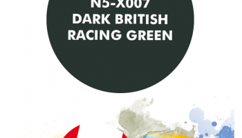 Dark British Racing Green  Paint for Airbrush 30 ml - Number 5
