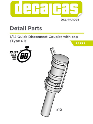 Quick disconnect coupler with cap - Type 1 1/12 - Decalcas