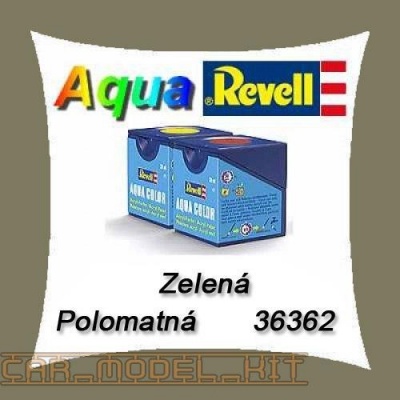 Revell Aqua Color 362 Polomatná, šedavě Zelená