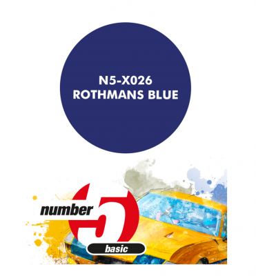 Rothmans Blue  Paint for Airbrush 30 ml - Number 5