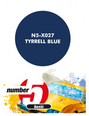 Tyrrell Blue  Paint for Airbrush 30 ml - Number 5