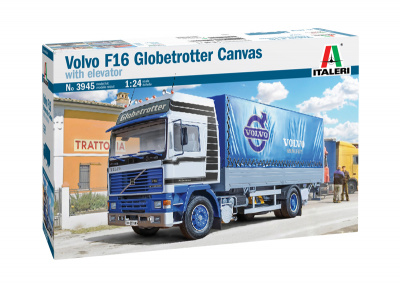VOLVO F16 Globetrotter Canvas (1:24) Model Kit Truck 3945 - Italeri