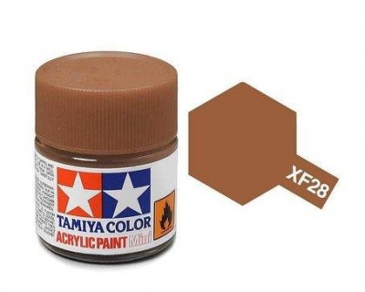 XF-28  Dark Copper Acrylic Paint Mini XF28 - Tamiya