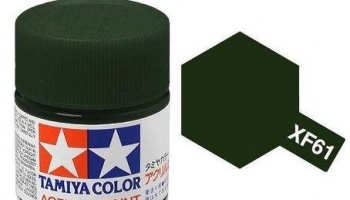 XF-61 Dark Green Acrylic Paint Mini XF61 - Tamiya