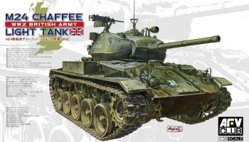 M24 Chaffee tank WW 2 British Army version (1:35) - AFV Club