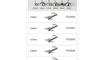 0.5mm Hex Rivets (A) - Top Studio