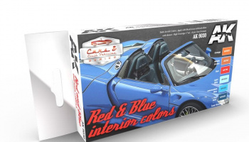 RED & BLUE INTERIOR COLORS - AK-Interactive