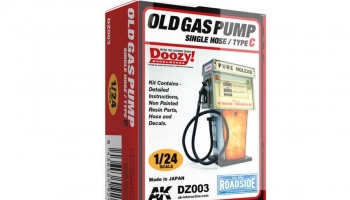 SLEVA 25% DISCOUNT - RETRO OLD GAS PUMP SINGLE HOSE / TYPE C 1/24 - AK-Interactive