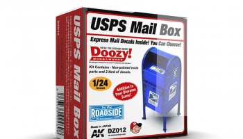 SLEVA 25% DISCOUNT - RETRO USPS MAIL BOX 1/24 - AK-Interactive