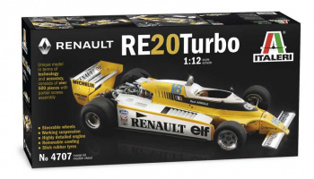 RENAULT RE 20 Turbo (1:12) - Italeri