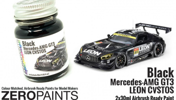 Black - Mercedes-AMG GT3 LEON CVSTOS Paint 30ml - Zero Paints