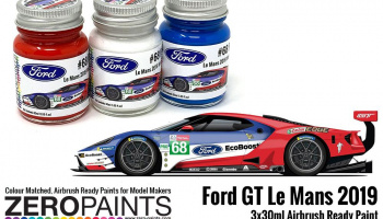 #68 Ford GT Le Mans Paint Set 3x30ml - Zero Paints