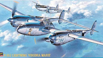P-38J Lightning Virginia Marie (1:48) - Hasegawa