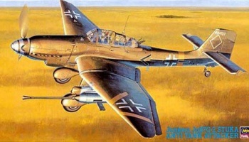 JU-87 G-2 Stuka (1:48) - Hasegawa