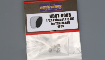 Exhaust Tip (A) For Tamiya GTR R35 - Hobby Design