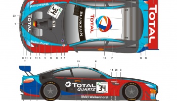 BMW M6 GT3 Spa 24h Team Walkenhorst - SKDecals