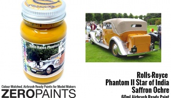 Rolls Royce Phantom II "Star of India" Saffron Ochre Paint 60ml - Zero Paints