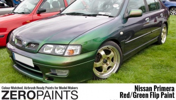 Nissan Primera Mystic Green (Red/Green) Flip Paint 2x30ml - Zero Paints