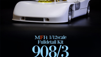 Porsche 908/3 Fulldetail Kit 1:12 - Model Factory Hiro