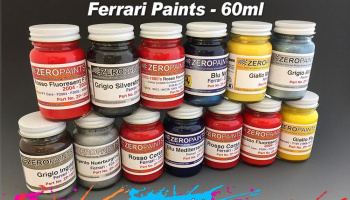 Ferrari/Maserati Blu Ribot A6 Sebring Paints 60ml - Zero Paints