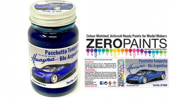 Blu Argentina - Pagani Huayra Pacchetto Tempesta Paint 60ml - Zero Paints
