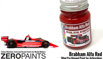 Brabham Alfa Red Paint - BT45B, BT46, BT46B BT48 etc 30ml - Zero Paints