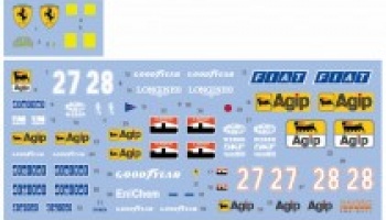 DECALS 1/43-1/32-1/24-1/18  RONDS DE VOLANT FERRARI T29 