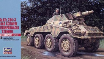 German Sdkfz 234/3 Schwere Panzerspahwagen Stummel (1:72) - Hasegawa