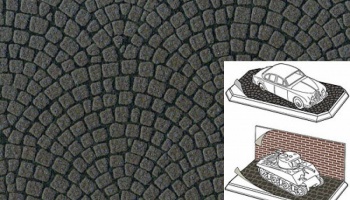 Diorama material sheet stone paving A, A4 - Tamiya